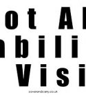 NOT ALL DISABILITIES ARE VISIBLE SIGN/STICKER *