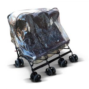 A Little More Money a lot More Quality!! Raincover for The Baby Style Oyster Max 2 Tandem Supersoft PVC Made in The UK