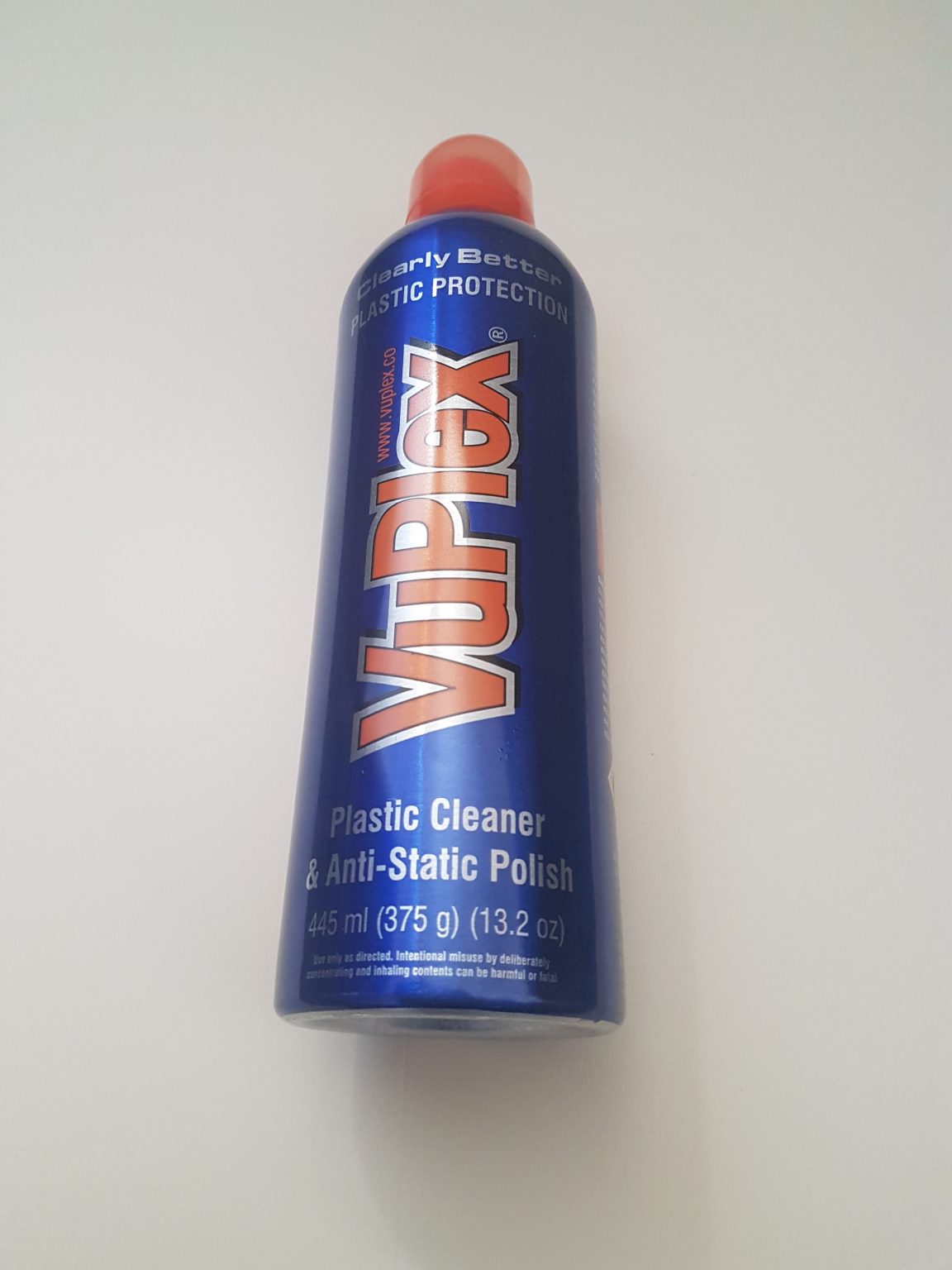 VUPLEX Plastic Cleaner & AntiStatic Polish 375g (445ml) Caravan